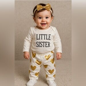 Baby girl matching set